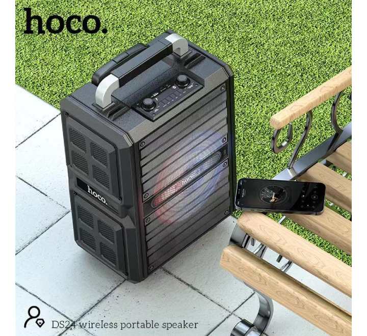 Hoco DS24 Portable Wireless Speaker With Microphone And Amplifier, Portable Speakers, Hoco - ICT.com.mm