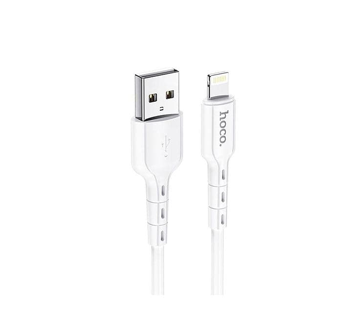Hoco DU01 Novel Charging Data Cable For Lightning (White)-29 - ICT.com.mm