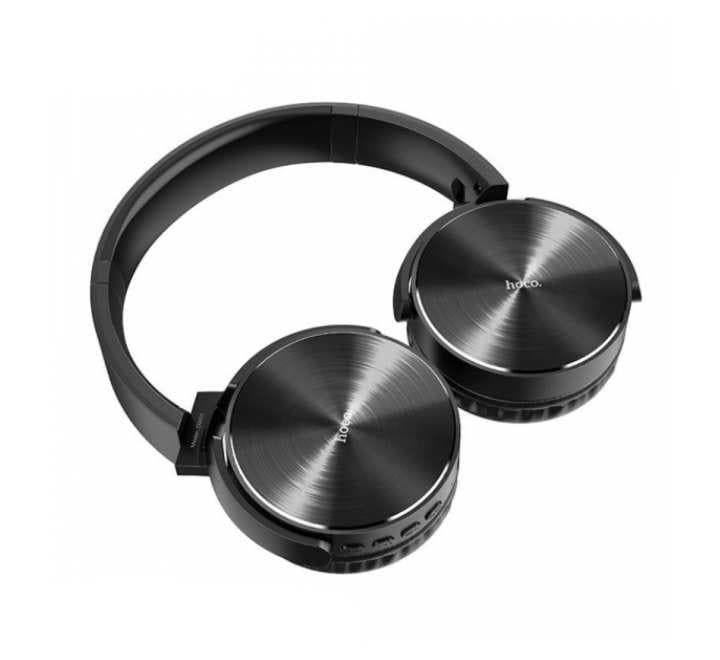 Hoco DW01 Foldable Wireless Headset (Black), Headphones, Hoco - ICT.com.mm