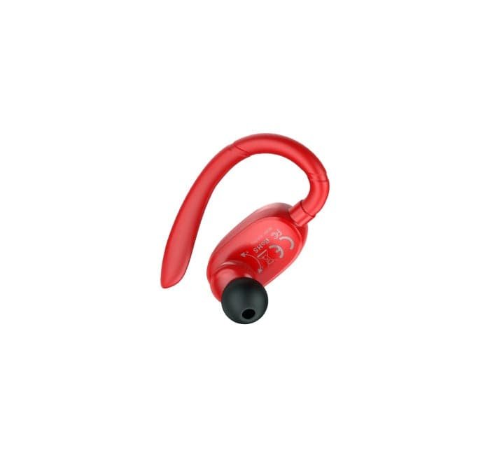 Hoco E26 Plus Encourage Wireless Headset (Red)-29, In-ear Headphones, Hoco - ICT.com.mm