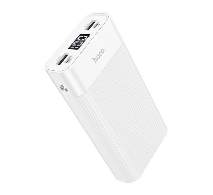 Hoco J85 Wellspring 20000mAh Power Bank (White) - ICT.com.mm