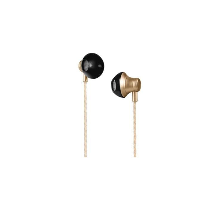 Hoco M18 Gesi Metallic Universal Earphones with Mic (Gold)-29, In-ear Headphones, Hoco - ICT.com.mm