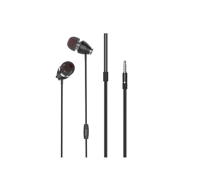 Hoco M28 Ariose Universal Earphones with Mic (Black)-29 - ICT.com.mm