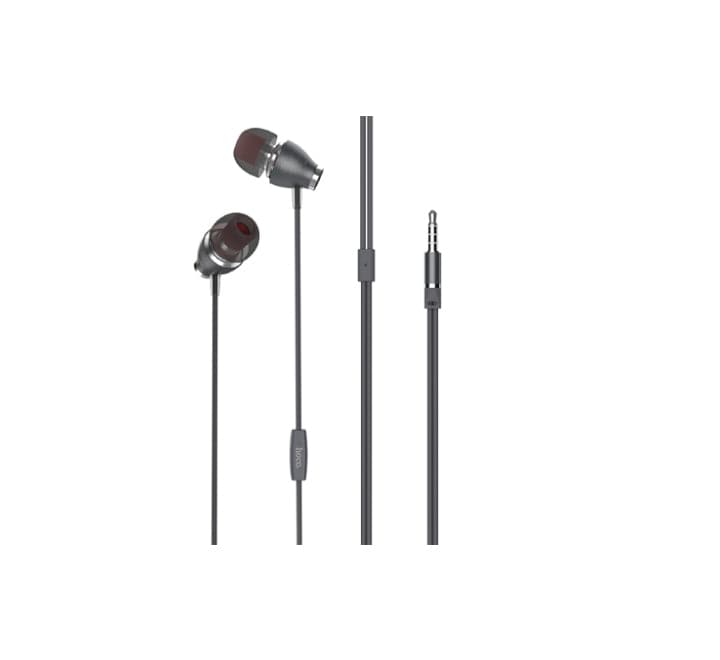 Hoco M28 Ariose Universal Earphones with Mic (Metal Gray)-29 - ICT.com.mm