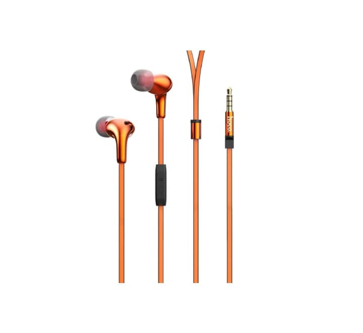 Hoco M30 Glaring Universal Earphones with Microphone (Orange)-29, In-ear Headphones, Hoco - ICT.com.mm