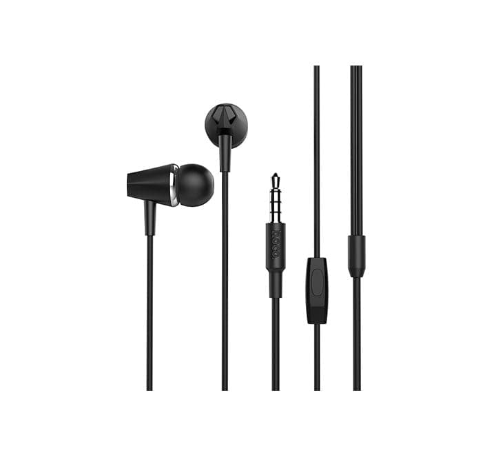 Hoco M34 Wired Earphone With Microphone (Black)-29 - ICT.com.mm