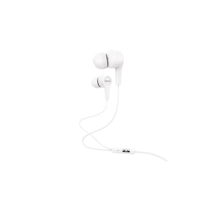Hoco M50 Daintiness Universal Earphones with Mic (White)-29 - ICT.com.mm