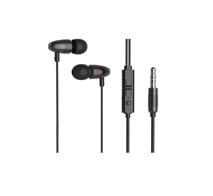 Hoco M59 Magnificent Universal Earphones with Mic (Black)-29, In-ear Headphones, Hoco - ICT.com.mm