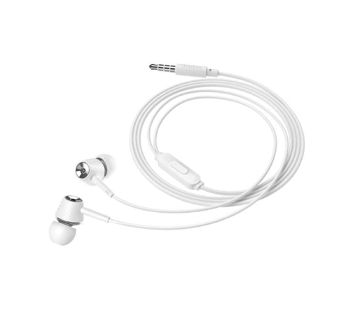 Hoco M70 Graceful Universal Earphones with Mic (White)-29 - ICT.com.mm