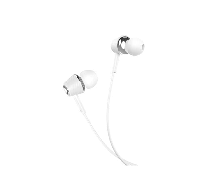 Hoco M70 Graceful Universal Earphones with Mic (White)-29 - ICT.com.mm