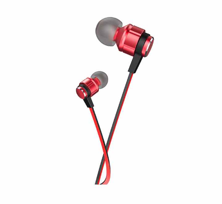 Hoco M85 Platinum Wired Earphones 3.5mm With Mic (Red), In-ear Headphones, Hoco - ICT.com.mm