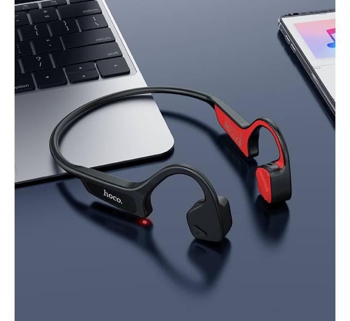 Hoco S17 Wise Sound Bone Conduction Wireless Headset (Black), Headsets, Hoco - ICT.com.mm