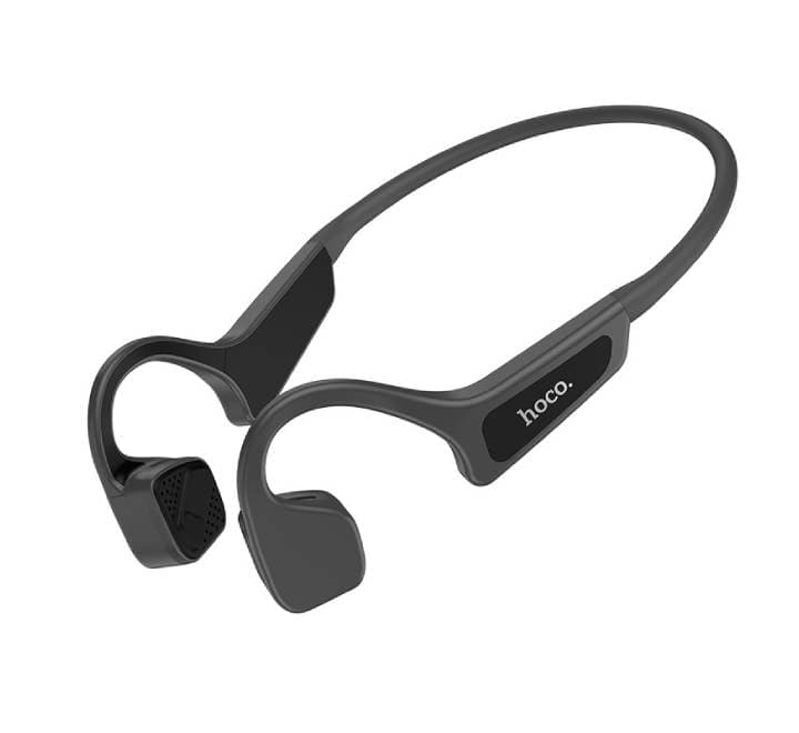 Hoco S17 Wise Sound Bone Conduction Wireless Headset (Gray), Headsets, Hoco - ICT.com.mm