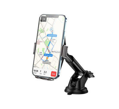 Hoco S45 Energia Smart Wireless Charging Car Holder, Car Mounts & Holders, Hoco - ICT.com.mm