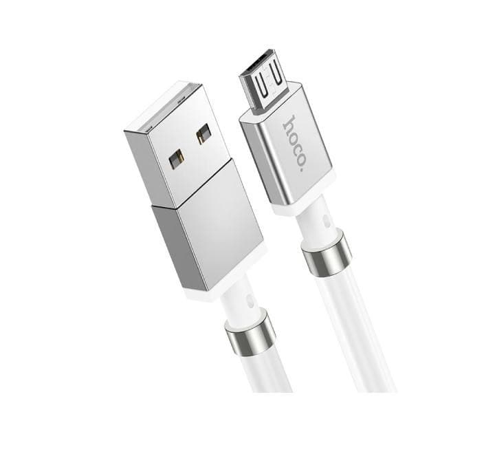Hoco U91 Magic Magnetic USB To Micro-USB Charging Data Cable (White)-29 - ICT.com.mm