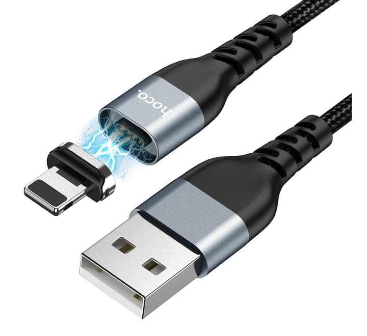 Hoco U96 Traveller USB To Lightning Magnetic Charging Data Cable (Black)-29 - ICT.com.mm