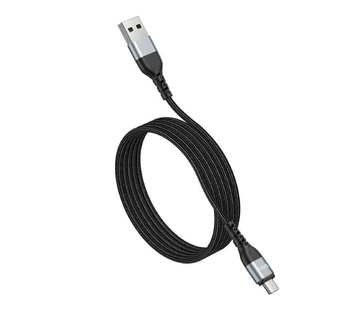 Hoco U96 Traveller USB To Micro-USB Magnetic Charging Data Cable (Black)-29 - ICT.com.mm