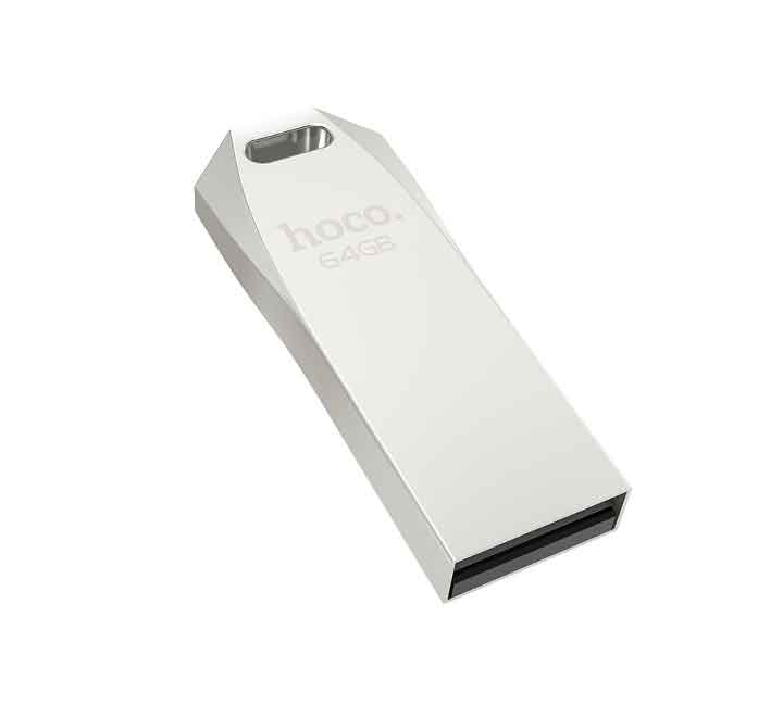 Hoco UD4 Intelligent High-Speed Flash Drive Silver (64GB)-29 - ICT.com.mm