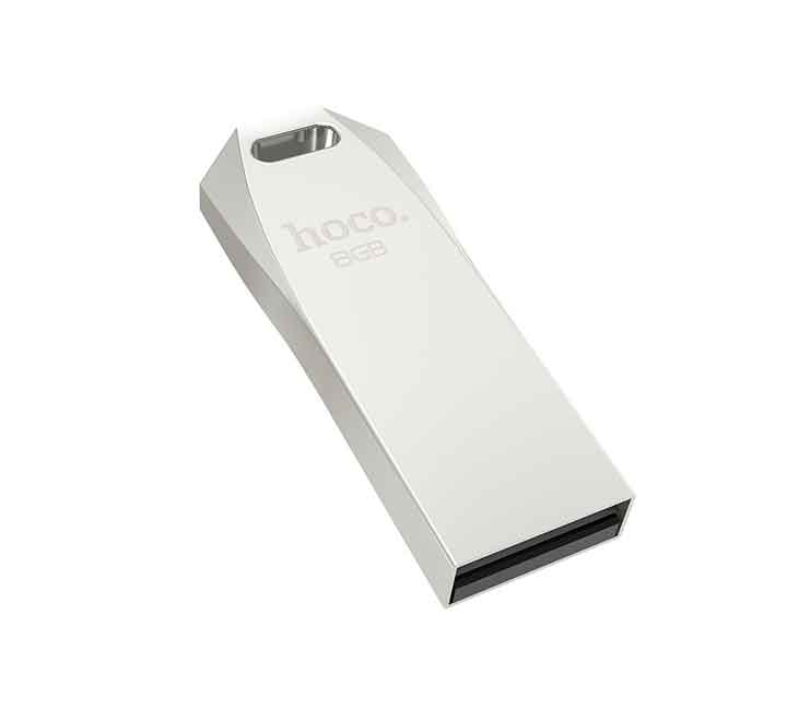 Hoco UD4 Intelligent High-Speed Flash Drive Silver (8GB)-29 - ICT.com.mm