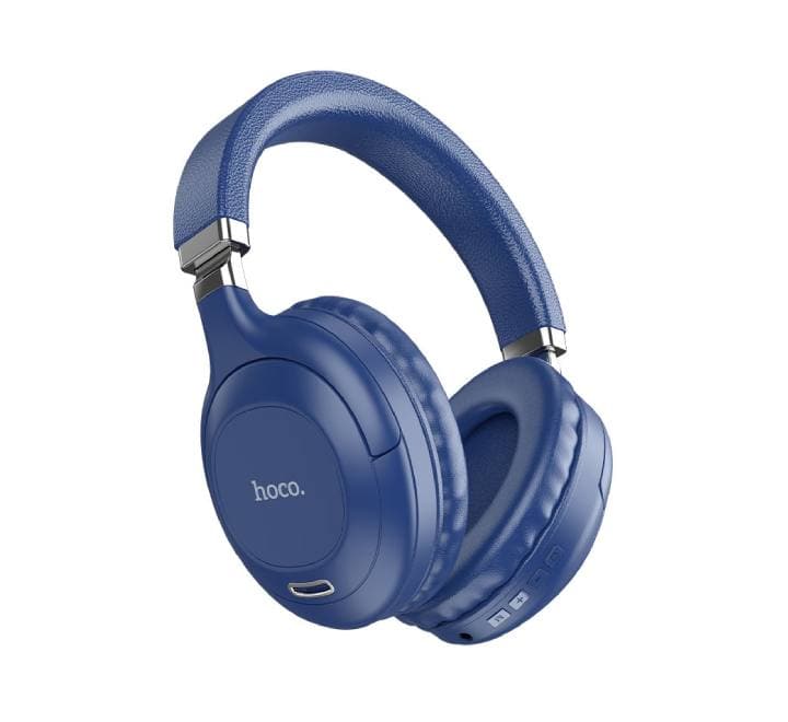 Hoco W32 Sound Magic Wireless Wired Headphones (Blue), Headphones, Hoco - ICT.com.mm