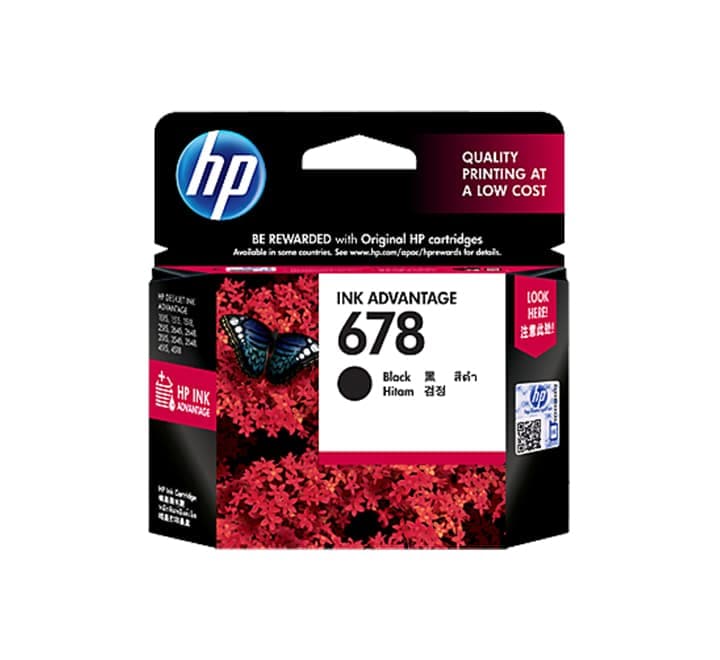 HP 678 Black Ink Cartridge-1, Ink Cartridges, HP - ICT.com.mm