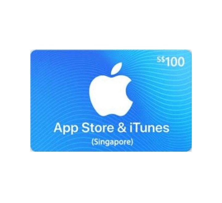 iTunes Gift Card $100 (SG) (Key Activation via Email), Apple Store Gift Cards, Apple - ICT.com.mm