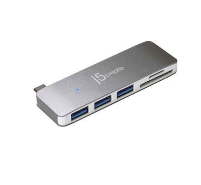 j5create JCD348 USB Type-C 5-in-1 UltraDrive Mini Dock, USB Hub, j5create - ICT.com.mm