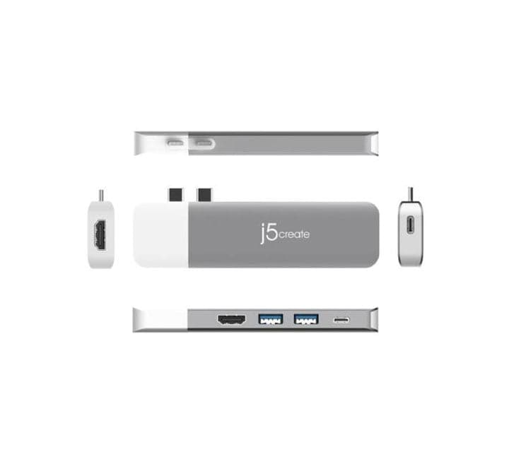 j5create JCD387ESK ULTRADRIVE Kit USB-C Dual-Display Modular Dock, USB Hub, j5create - ICT.com.mm