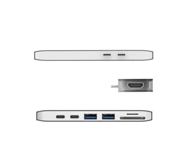 j5create UltraDrive for MacBook Pro USB Type-C Mini Dock (Gray), USB Hub, j5create - ICT.com.mm