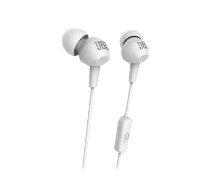 JBL C150SI In-Ear Headphone (White), In-ear Headphones, JBL - ICT.com.mm