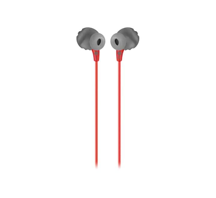 JBL Endurance RUN Sweatproof Wired In-Ear Sport Earphone (Red), In-ear Headphones, JBL - ICT.com.mm