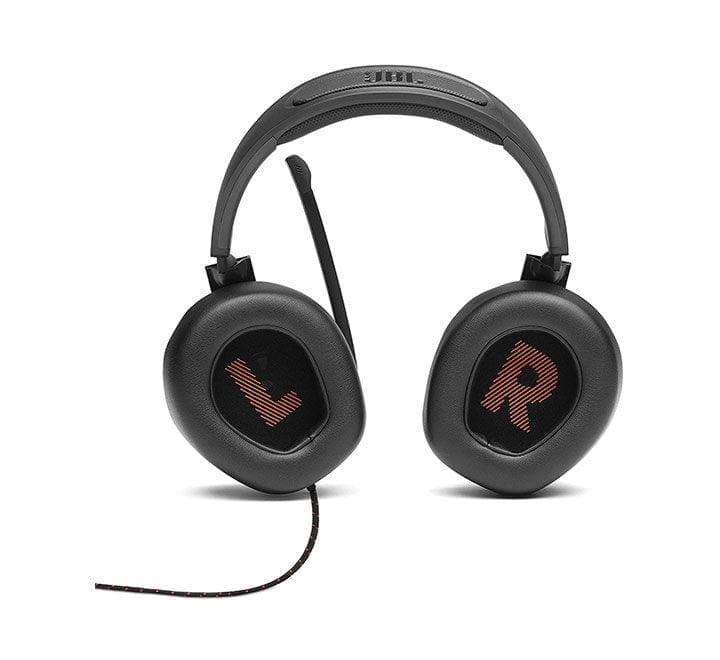 JBL Quantum 200 Over-Ear Wired Gaming Headphone with Flip-Up Mic (Black), Gaming Headsets, JBL - ICT.com.mm