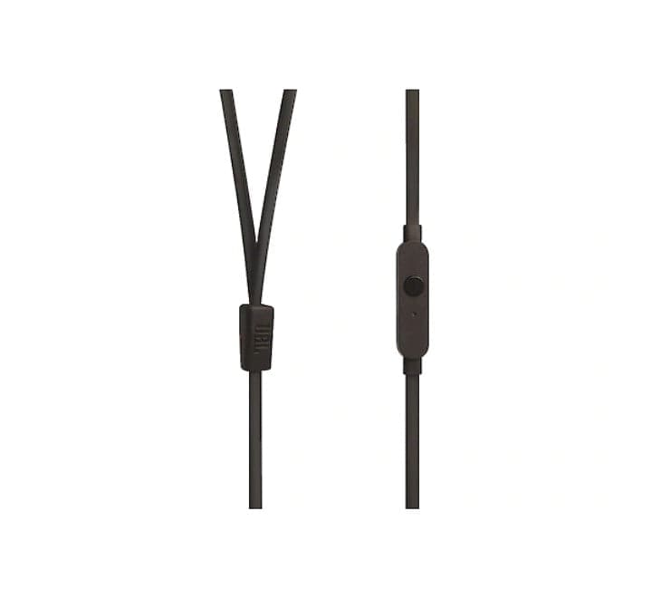 JBL TUNE 110 Earphone (Black), In-ear Headphones, JBL - ICT.com.mm