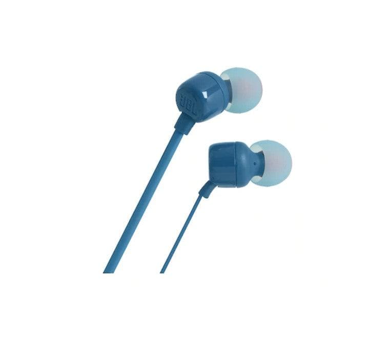 JBL TUNE 110 Earphone (Blue), In-ear Headphones, JBL - ICT.com.mm