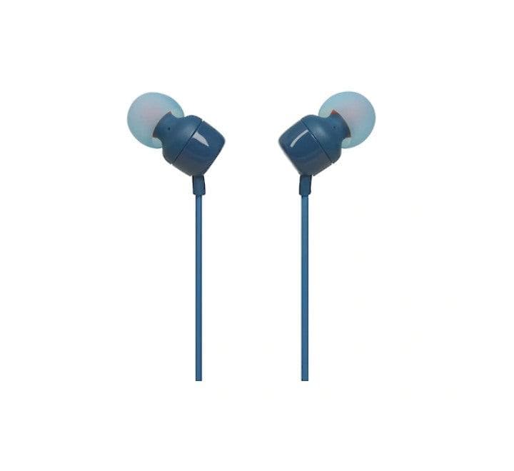JBL TUNE 110 Earphone (Blue), In-ear Headphones, JBL - ICT.com.mm