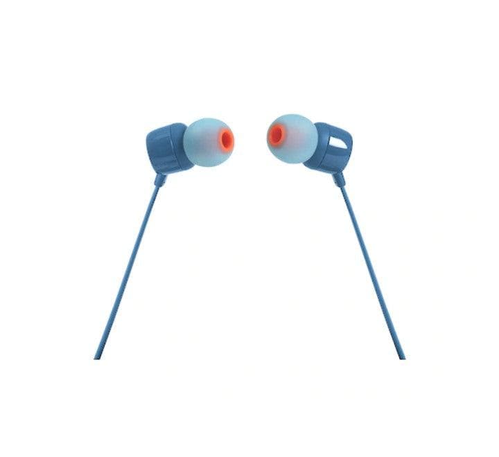 JBL TUNE 110 Earphone (Blue), In-ear Headphones, JBL - ICT.com.mm