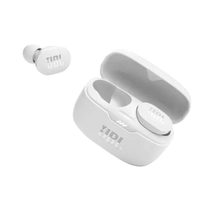 JBL Tune 130NC TWS True Wireless Noise Cancelling Earbuds (White), Earbuds, JBL - ICT.com.mm