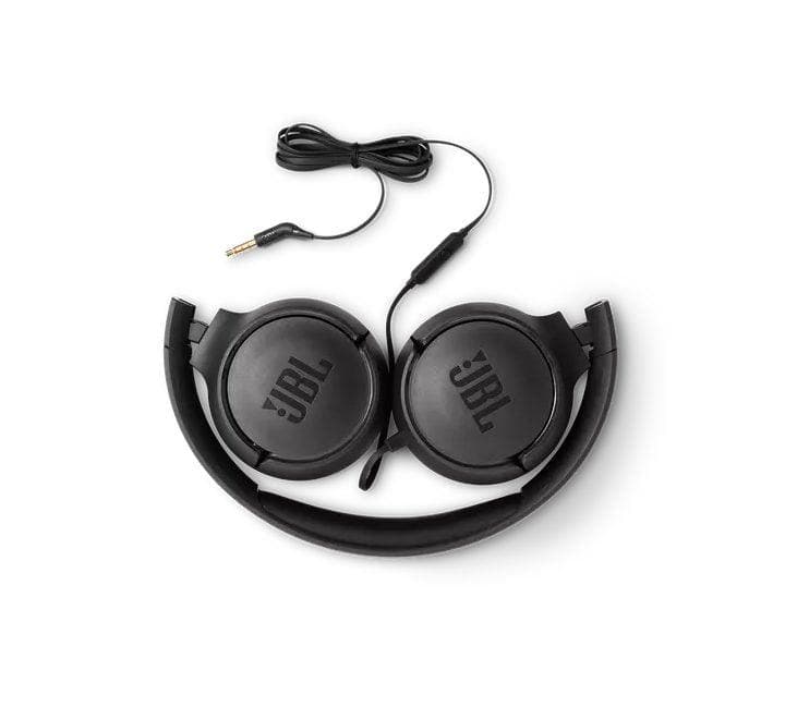 JBL TUNE 500 Wired On-ear Headphones (Black), Headphones, JBL - ICT.com.mm