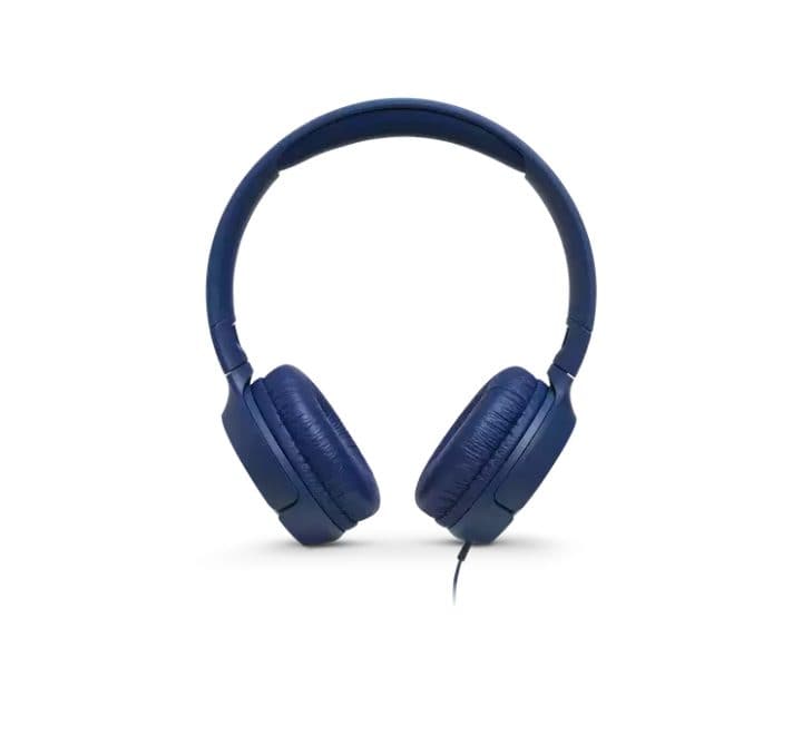 JBL TUNE 500 Wired On-ear Headphones (Blue), Headphones, JBL - ICT.com.mm