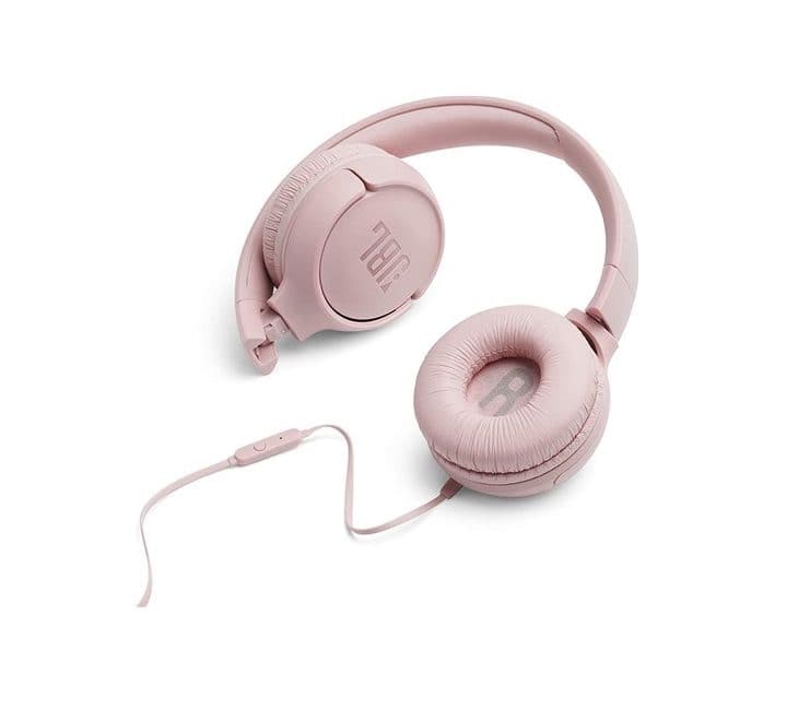 JBL TUNE 500 Wired On-ear Headphones (Pink), Headphones, JBL - ICT.com.mm