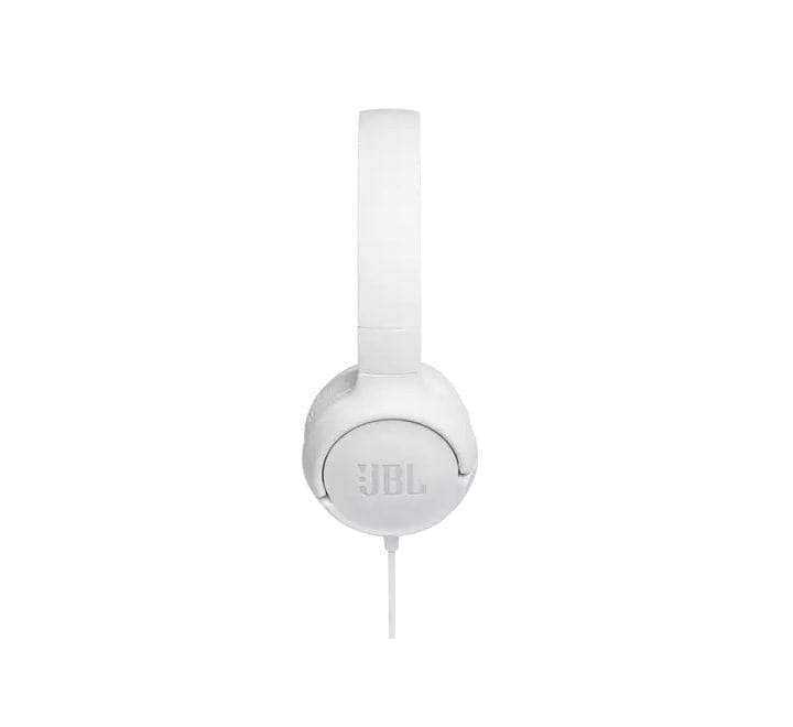 JBL TUNE 500 Wired On-ear Headphones (White), Headphones, JBL - ICT.com.mm