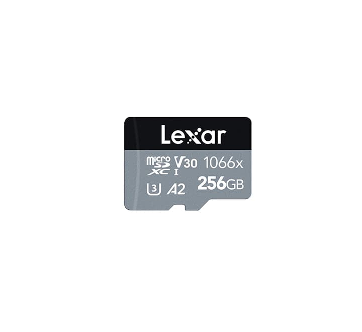 Lexar Professional 1066x MicroSDXC UHS-I Card LMS1066256G-BNANG (256GB), Flash Memory Cards, Lexar - ICT.com.mm