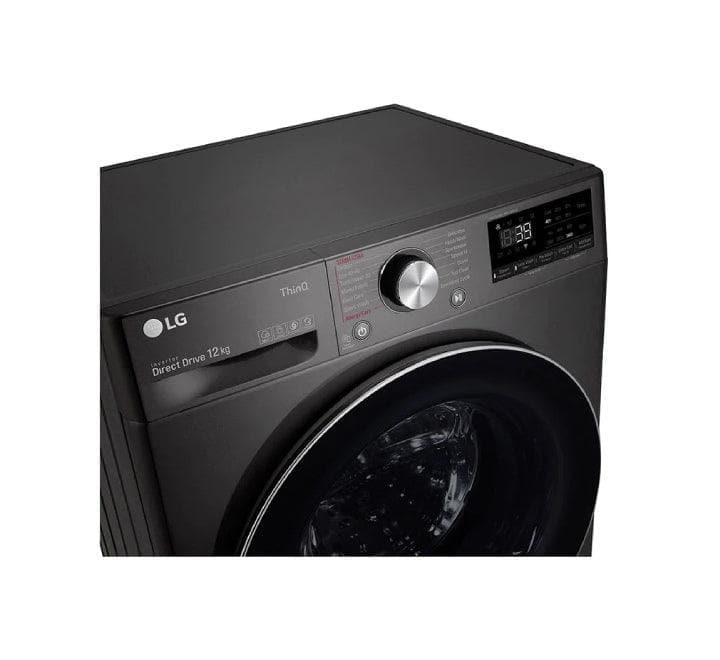 LG 12 Kg Front Load Washing Machine FV1412S2B, Washer, LG - ICT.com.mm