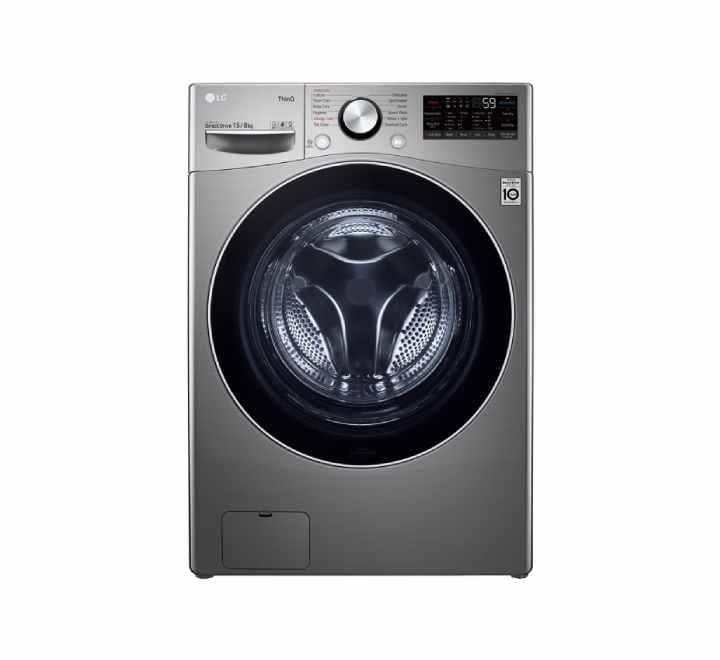 LG Front Load Washing Machine F2515RTGV (Silver Stainless Steel), Washer, LG - ICT.com.mm