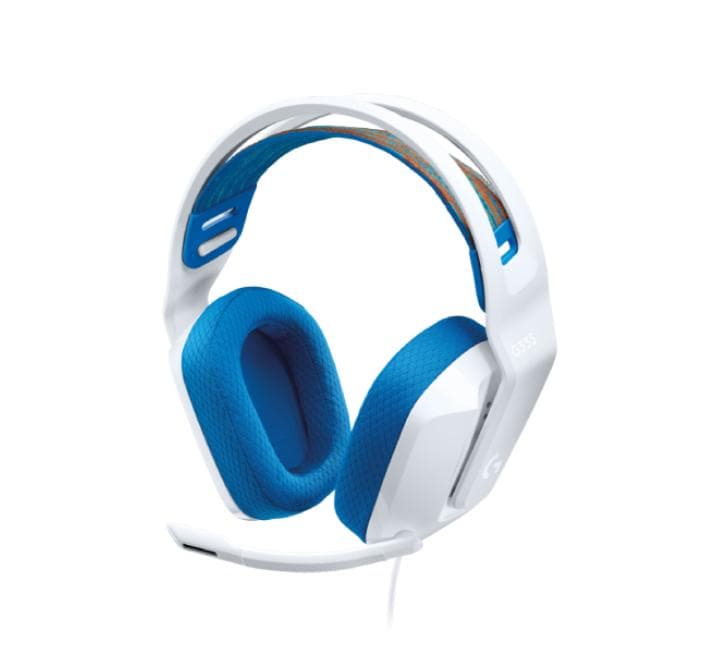 Logitech G335 Wired Gaming Headset (White), Gaming Headsets, Logitech - ICT.com.mm