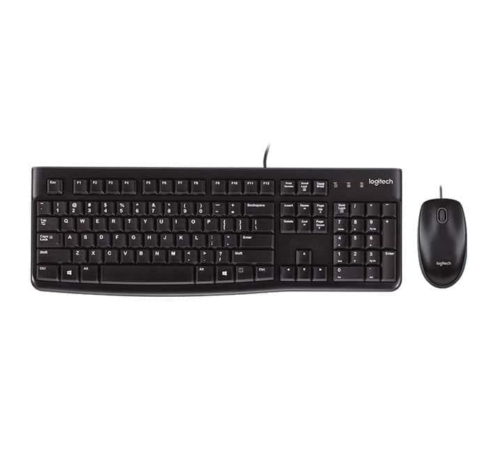 Logitech MK120 Wired Keyboard & Mouse Combo-22, Keyboard & Mouse Combo, Logitech - ICT.com.mm