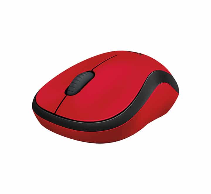Logitech Wireless Mouse M221 (Red)-21, Mice, Logitech - ICT.com.mm