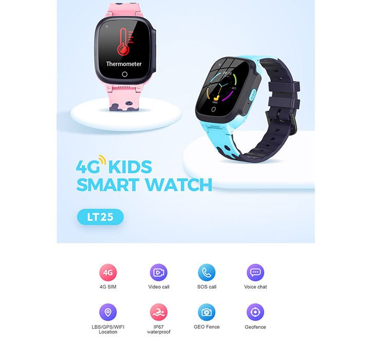 LT25 Kid Smartwatch (Blue), Smart Watches, Unbranded - ICT.com.mm