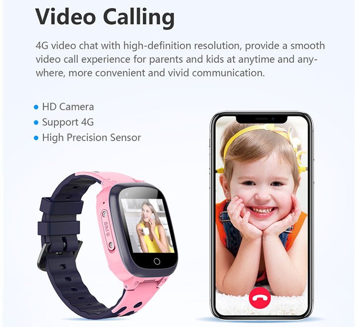 LT25 Kid Smartwatch (Pink), Smart Watches, Unbranded - ICT.com.mm