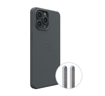 MagBak for iPhone 13 Pro (6.1”) + 2 MagSticks MagSafe Compatible (Grey), Apple Cases & Covers, MagBak - ICT.com.mm